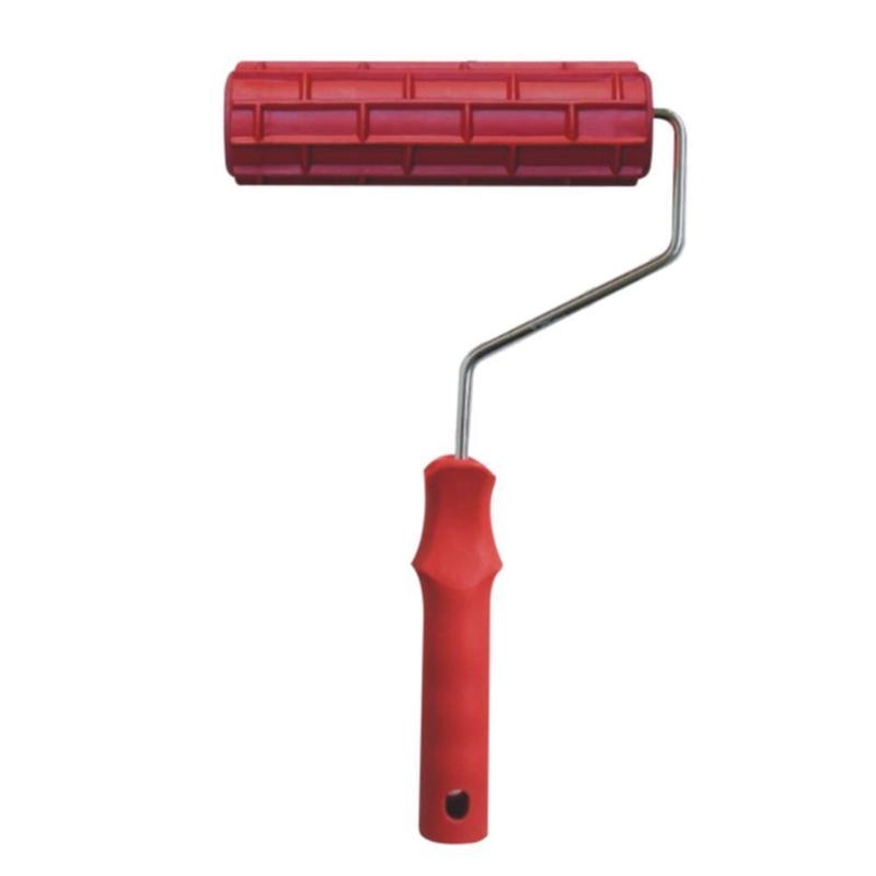 7inch Imitation Brick Pattern Embossing Cylinder Wall Paint Roller Brushes Diatom Mud Construction Tool