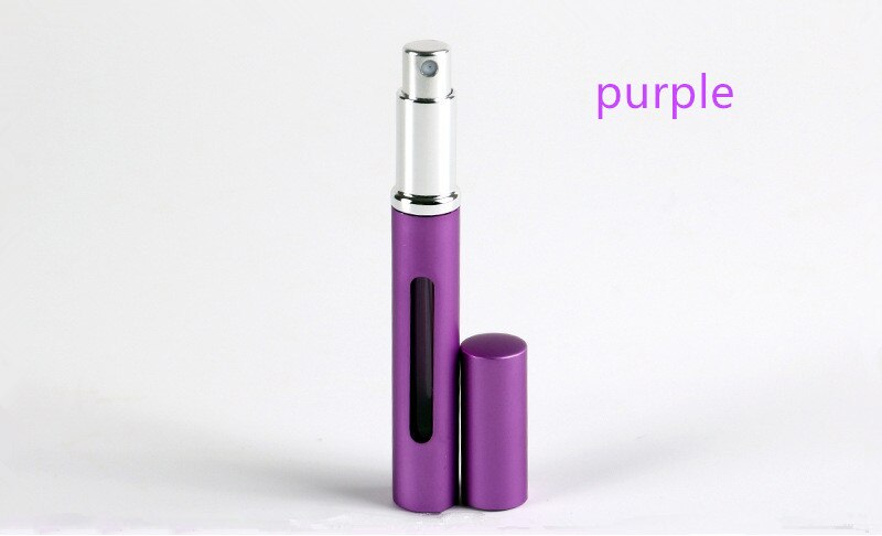 5Ml Draagbare Minitravel Navulbare Parfum Verstuiver Fles Parfum Fles Voor Spray Scent Pomp Case Lege Cosmetische Containers: purple