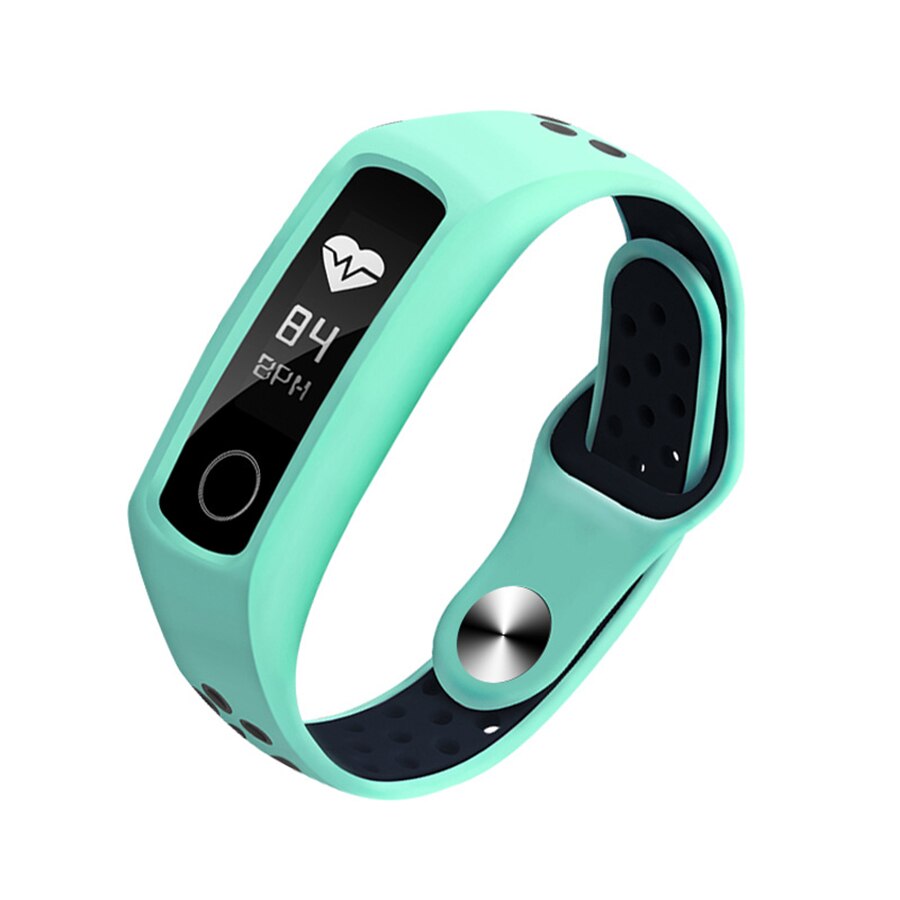 Pulseira de silicone para huawei honor band 4 5 pulseira inteligente para honor band 5 acessórios de relógio