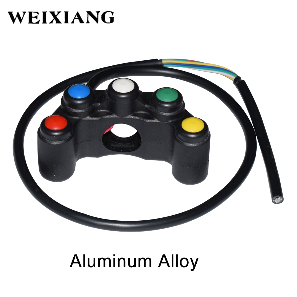 12V Aluminum Motorcycle Switches 7/8