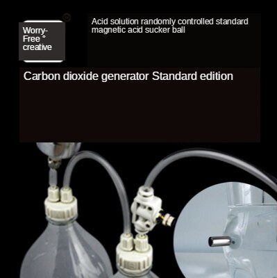 Diy CO2 Reactor Generator Systeem Kit Voor Aquarium Tank Co2 Regulator Diffuser Solenoid Voor Beplant Aquarium Accessoires