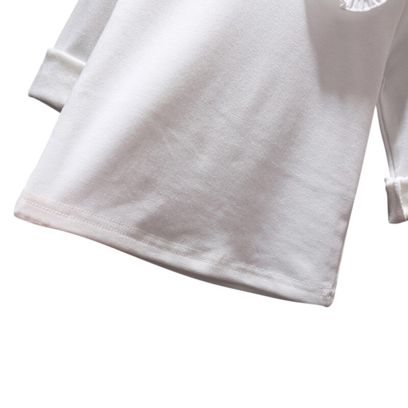 Teen Girls Blouses Auyumn School Girl White Shirt Cotton Girls Clothes Children Long Sleeve Blouse For Kids