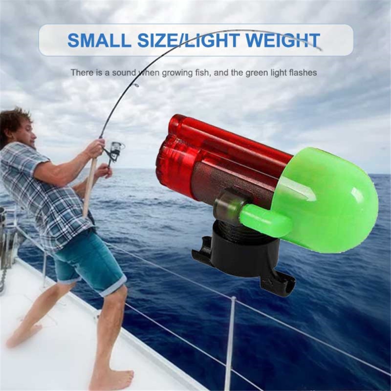 Night Fishing Bite Luminous Alarm Electronic LED Light Fishing Bite Alarms Fishing Line Gear Automatic Fishing Alert Indicator