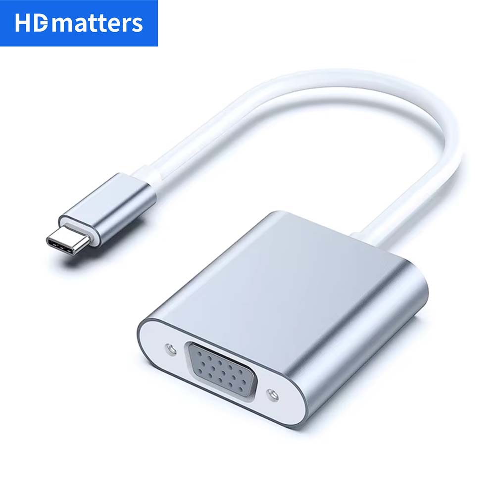 USB C to VGA cable for Iphone 15 pro Max. USB 3.1 Type C to VGA adapter monitor cable for Macbook Pro Air Dell XPS13 XPS15