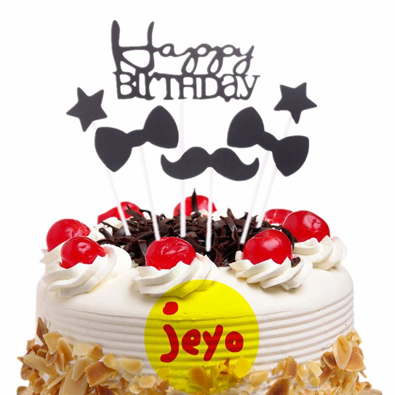 Cake Topper Football Soccer Kids Happy Birthday Cake Flags For Boys Man Dad Birthday Sports Party DIY Cake Decorations: cp258