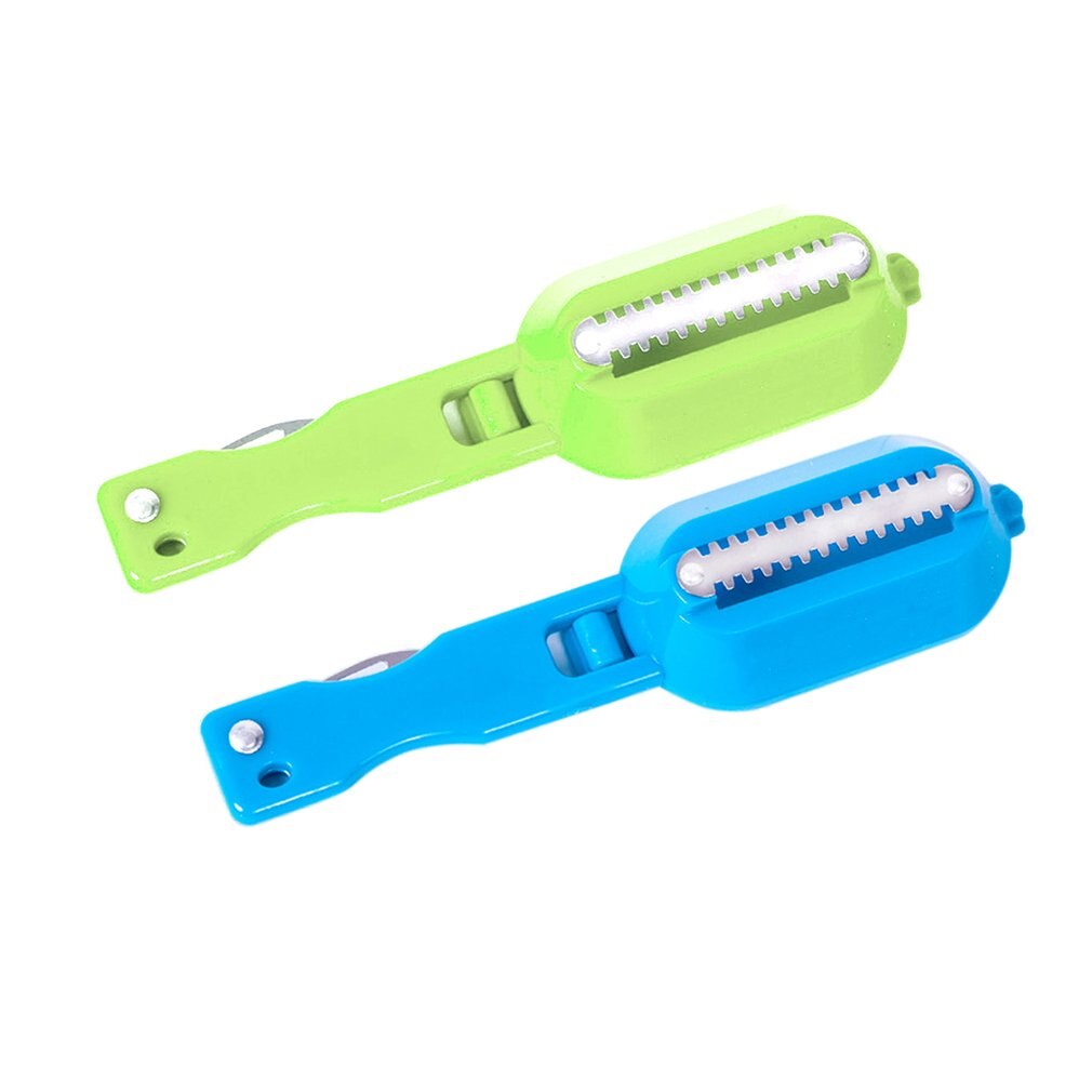1Pcs Cleaning Schubben Tool Met Mes Schrapen Schubben Multifunctionele Vis Doden Gadget Keuken Koken Accessoires
