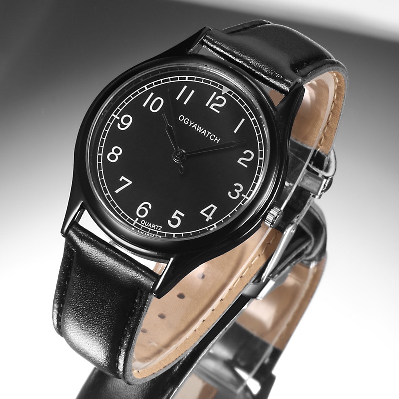 Men Watches Simple Full Leather Watch Masculino Relogio Men's Sports Business Erkek Kol Saati Dress Wristwatch Student Watch2020