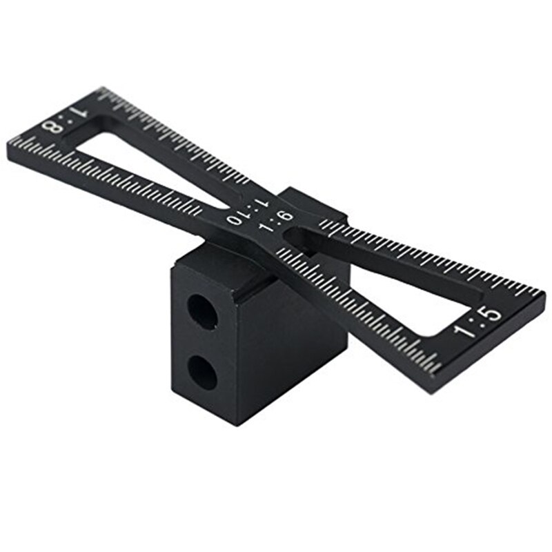 Dovetail Marker,Dovetail Marking Gauge with Scale,Dovetail Jigs Hand Cut Joints Dovetail Guide Tool, Dovetail Template for Woodw: Default Title