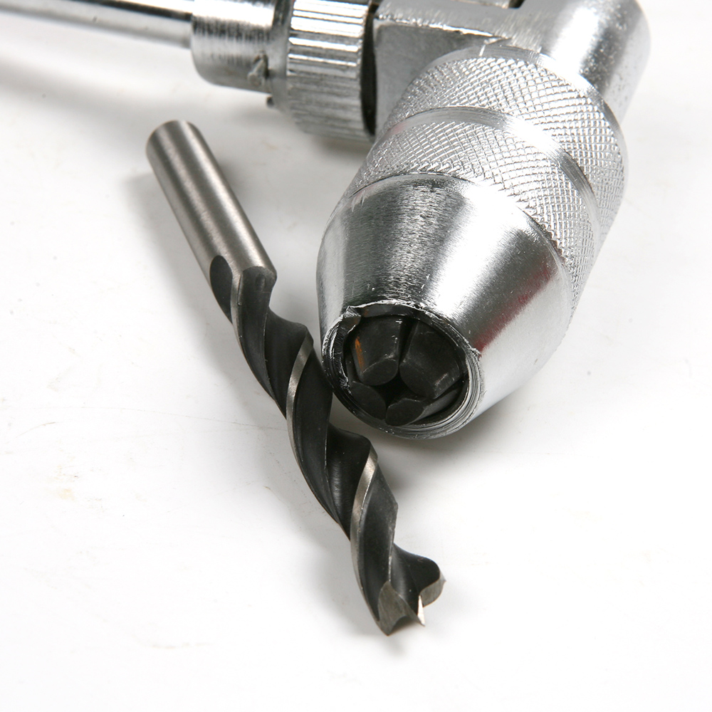 1PC Woodworking Brace Jaw Chuck Hand Boring Drilling With Twist Drill Bit DIY Wood Drill Bit Hole Cutter Cone Power Tools