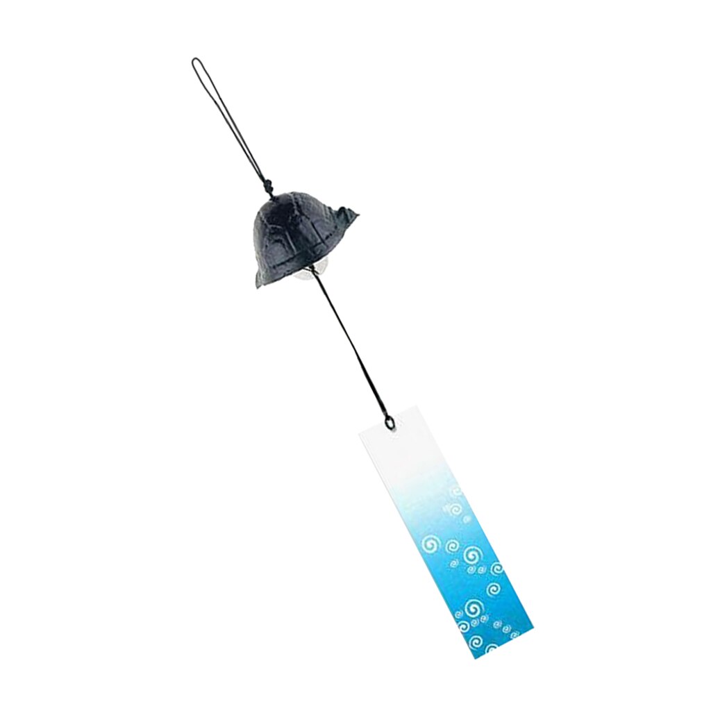 Turtle Japanese Cast Iron Furin Wind Bell Chime Garden Balcony Temple Decor