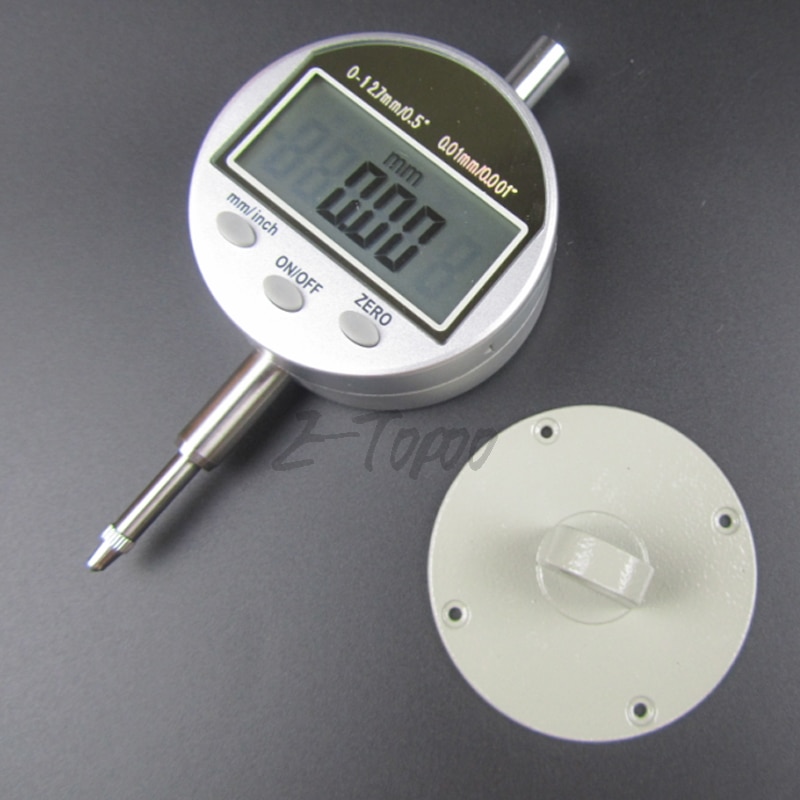 0.01mm/0.0005" Range 0-12.7mm/0.5" Gauge Digital Dial indicator digtial indicator use 3V battery Precision Tool