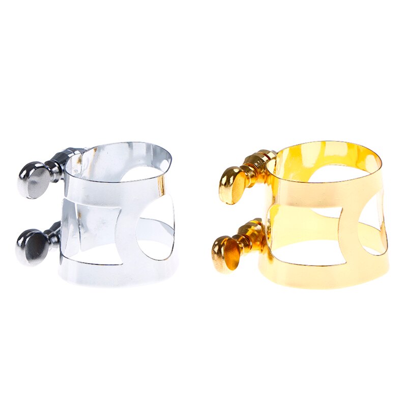 Klarinet Ligature Klarinet E Alto Sax Tenor Sax Hard Rubber Bakeliet Mondstuk/Metalen Ligatuur/Gesneden Ligatuur