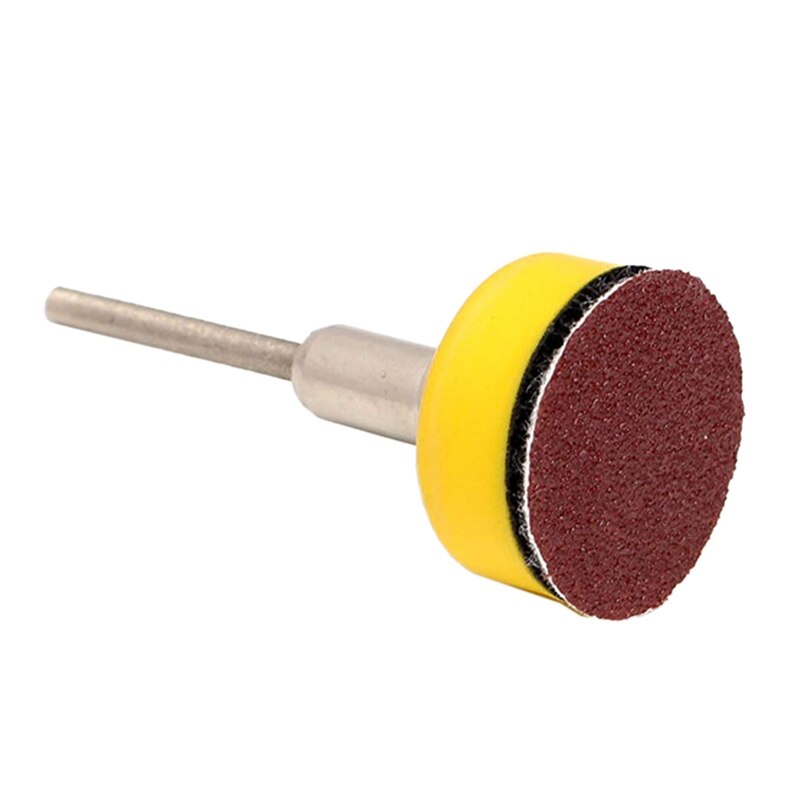 300PCS 1 Inch Sanding Discs Hook and Loop Grinding Discs with Sticker Backer Plate 1/8 Shank Polishing for Sander Grinder Drill
