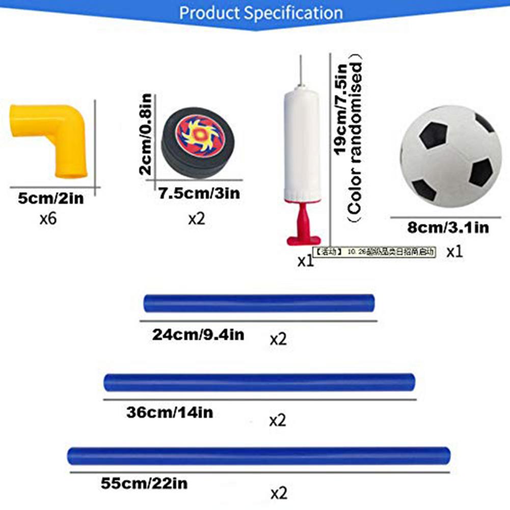 Kids Children Winter Ice Hockey Stick Training Tools Plastic Golf Football Soccer Goal Removable Mini Football Set