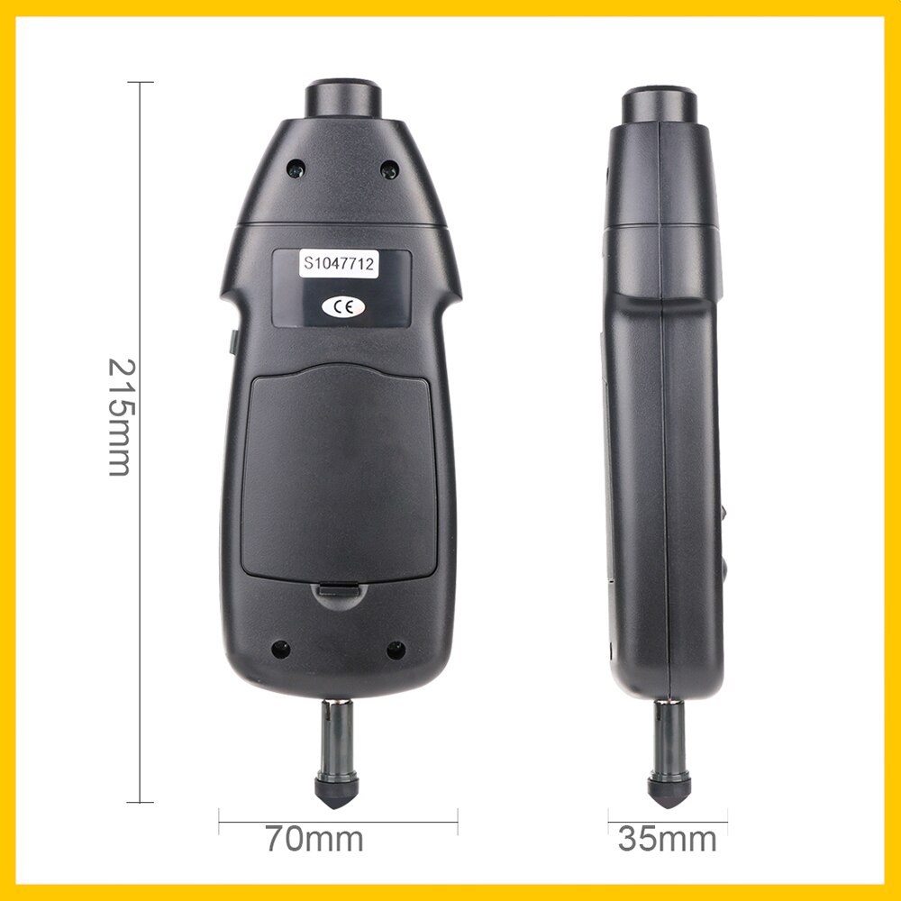 Tacómetro RZ DT2236B, sensor de velocidad de superficie con vailes de flauta para medir la velocidad y la longitud del cable