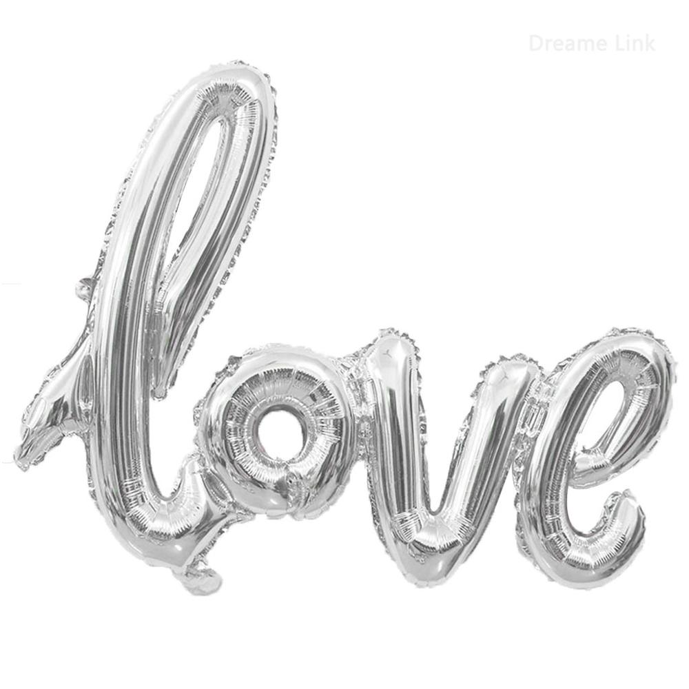 Lettre amour feuille ballon anniversaire mariage anniversaire saint valentin fête décor QX2E