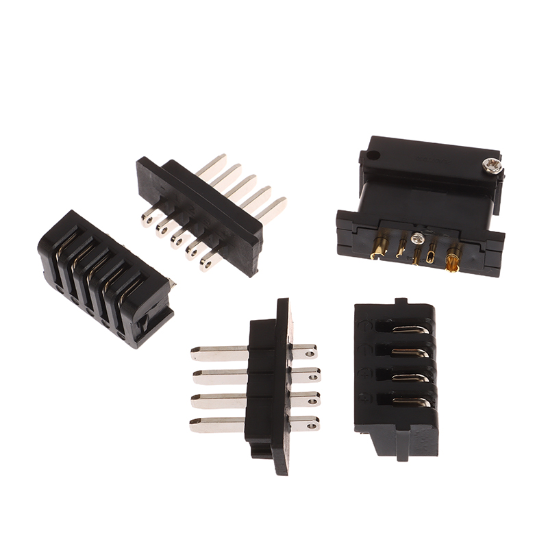 1 paar EBike Batterie Power Entladung Stecker 4/5 Pins Für Batterie Power Stecker Ersatz Elektrische Fahrrad Zubehör