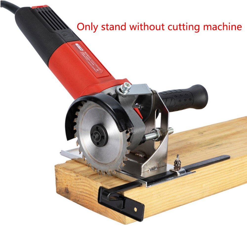 45° / 90° / 180°Adjustable Grinder Cutting Depth Positioning Bracket Slotting Base Stand For 100MM Angle Grinder Cutting Bracket