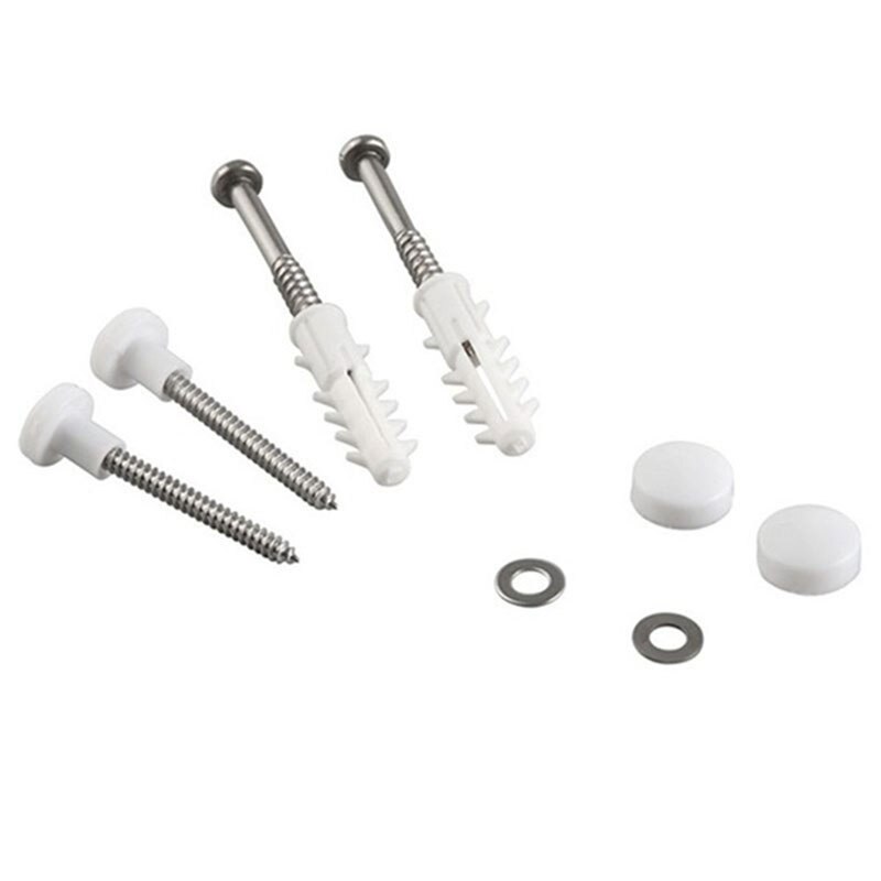 Casa de banho piso angular wc pan bidé ou semi pedestal fixação kit parafusos