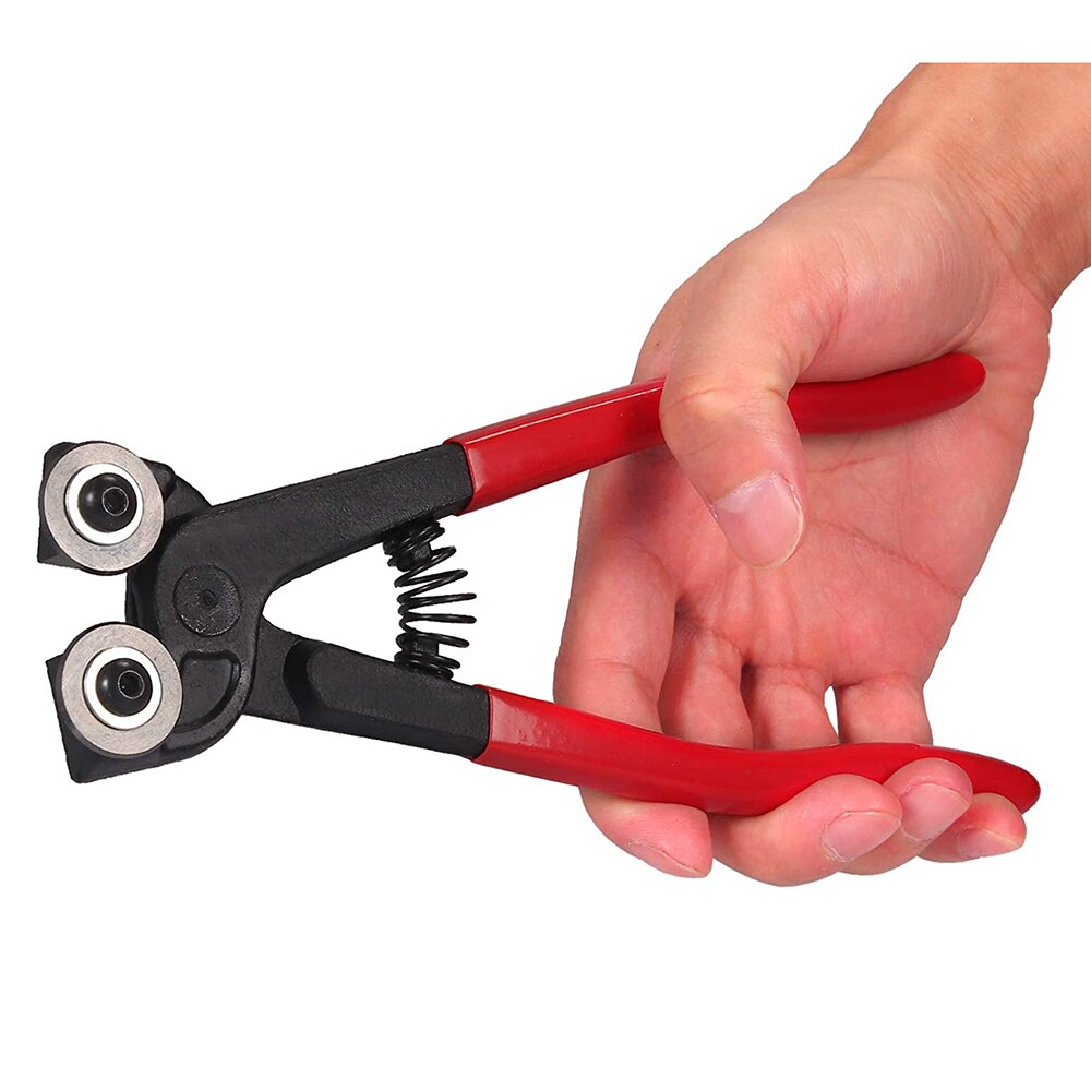 Dubbla hjul glas mosaik kakel skära nippers med skrapor kakel verktyg kakel cutter tång diamantbelagt handtag slipverktygssatser