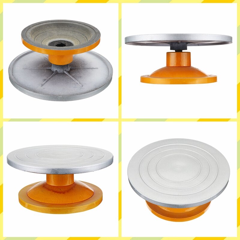 Plataforma de modelado de rueda de cerámica de 30Cm, plataforma giratoria de modelado, modelo de fabricación de escultura de arcilla, herramientas giratorias redondas