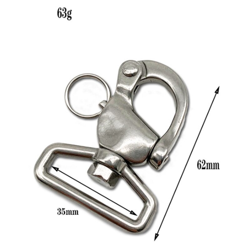 Stainless Steel Swivel Shackle Quick Release Boat Anchor Chain Eye Shackle Swivel Snap Hook For Marine Architectural