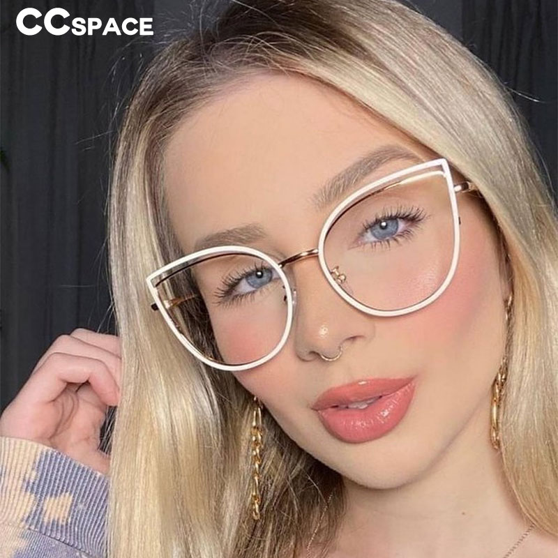 48198 Katze Auge Anti-Blaulicht-Kunststoff-Titan-Brillengestelle, ultraleicht, für Herren und Damen, optische , Computerbrille