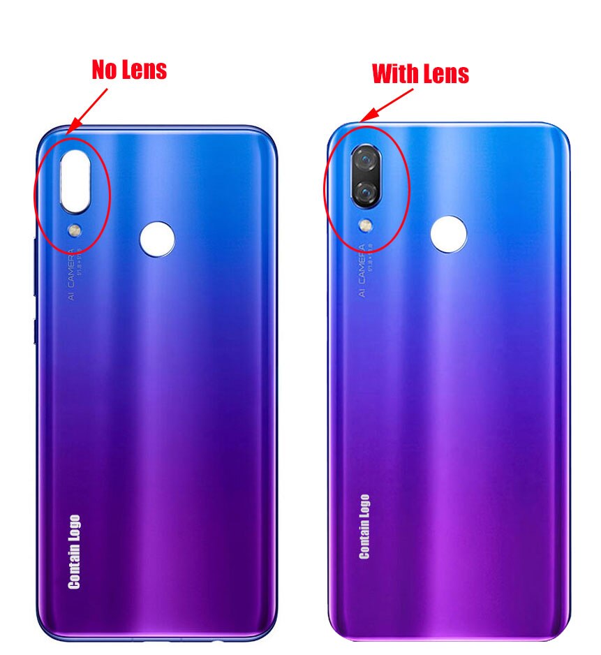 Funda trasera para Huawei Nova 3, carcasa de batería, reemplazo