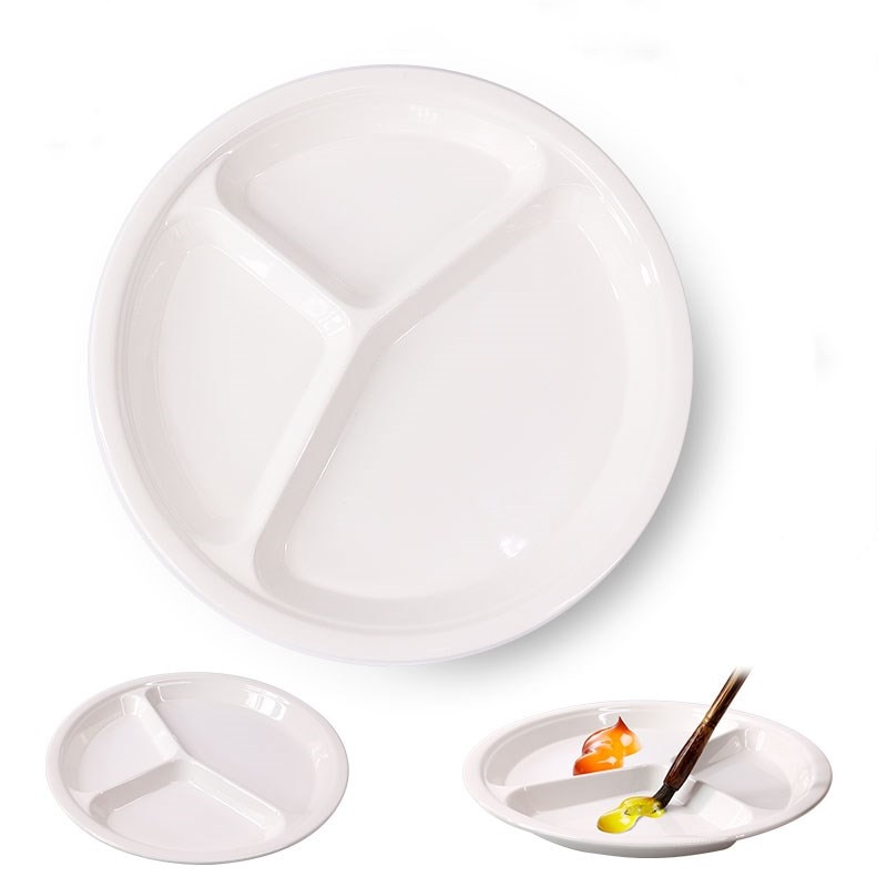 Imitatie Keramische Kleur Palet Aquarel Gouache Palet Anti-Val En Te Reinigen Speciale Voor Schilderen