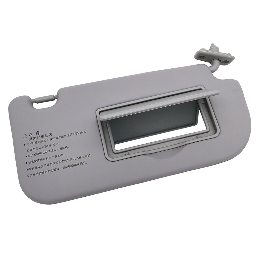 Dla Kia Sportage 2005 - 2010 wnętrza samochodu osłona przeciwsłoneczna prawa strona parasol przeciwsłoneczny osłona przeciwsłoneczna z lustrem automatyczny osłona przeciwsłoneczna szary kolor: Default Title