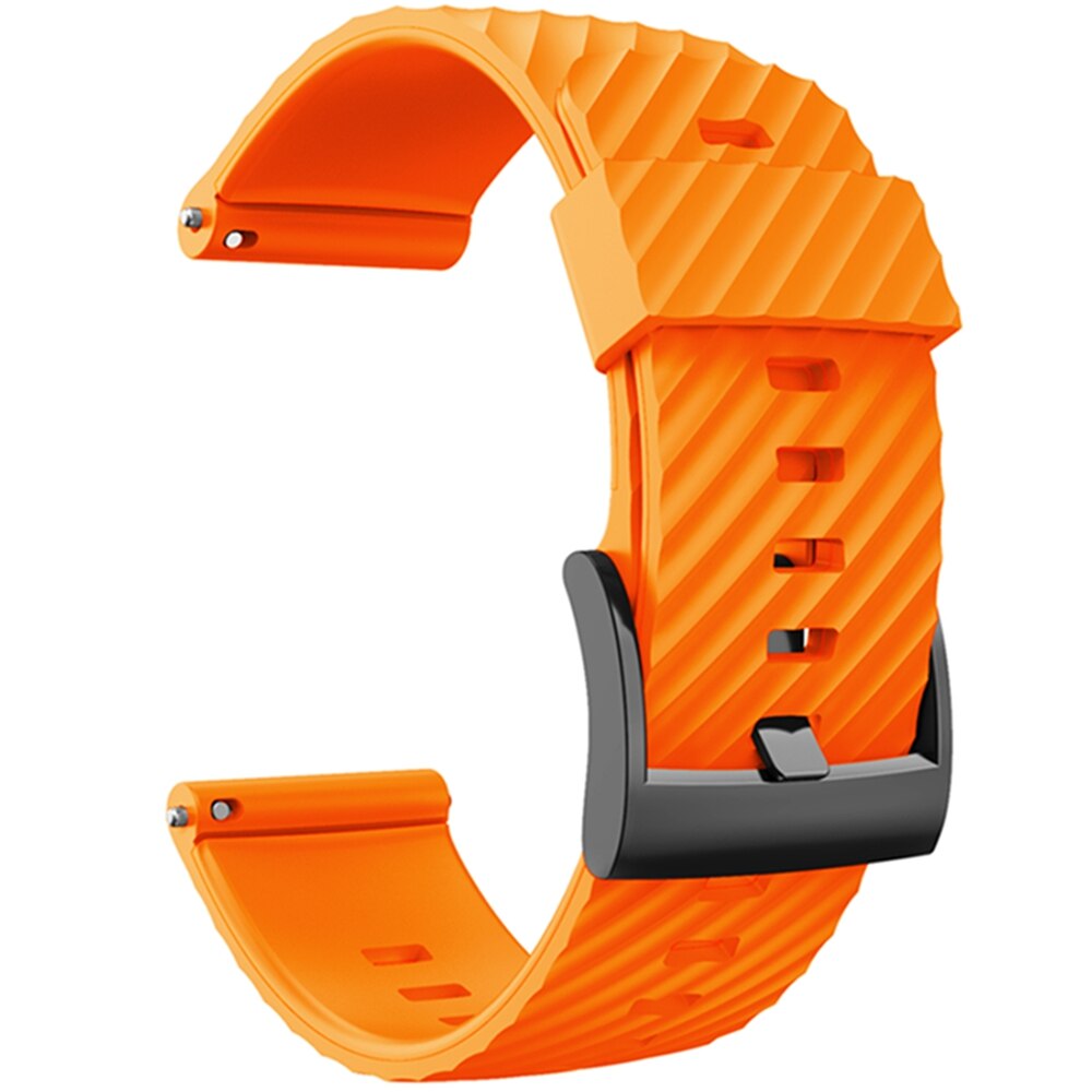 Sport silikon klokke og reim for suunto spartan 7/ suunto 9/ suunto spartan sport håndledd hr /suunto  d5 armbånd justerbar reim