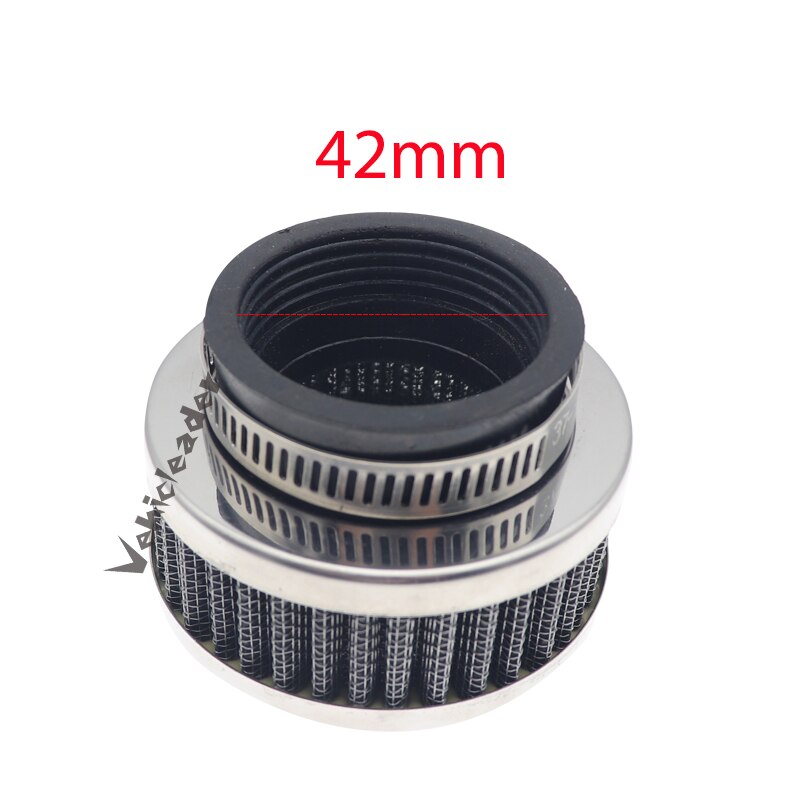 28Mm-60Mm Universal Air Filter Cleaner Motorfiets Atv Pit Dirt Bike Air Cleaner Intake Filter Voor Honda kawasaki Yamaha Moto: 42mm