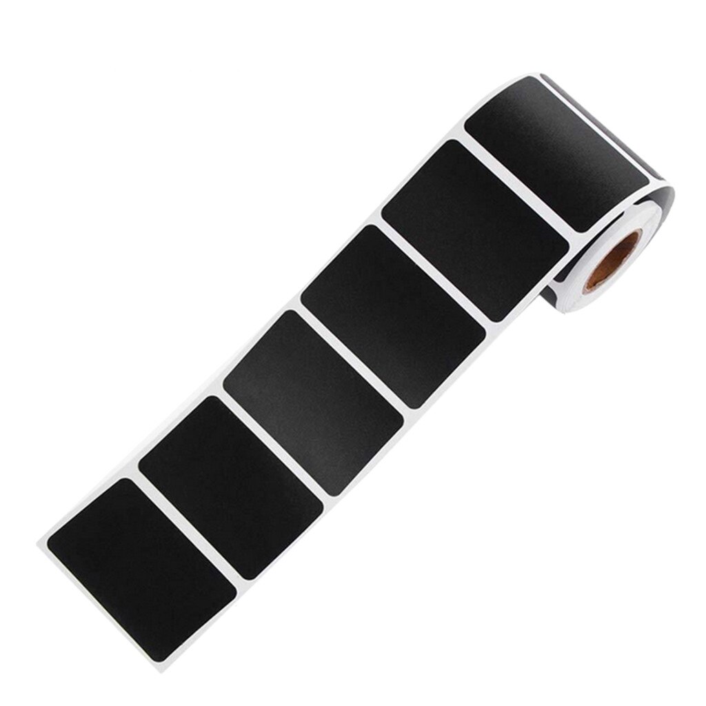 Post-it notes removable chalkboard for writing adhesive label homemade kitchen supplies suitable for spicing jar DIY mark#p3