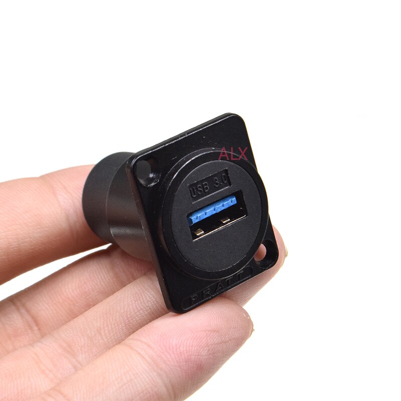 1 stk d type metal usb hunstik modul panel monteringsholder adapter usb 3.0 hun til hun stik til 86 panel kanoner