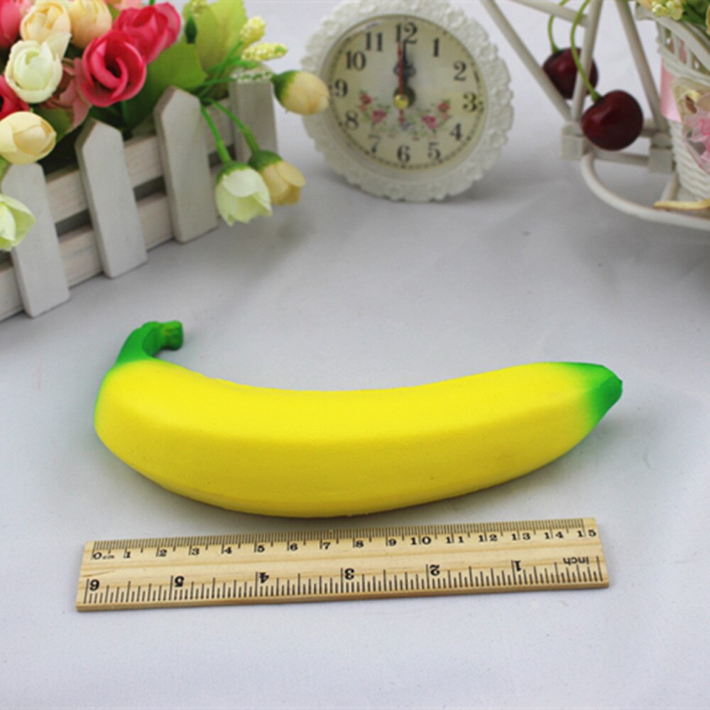 Slow Rising Squishy Banana Wrist Hand Pad Rest Kids Toy Charm Home Decoration Stress Relief toy Anti-Stress Banana Shape Toy