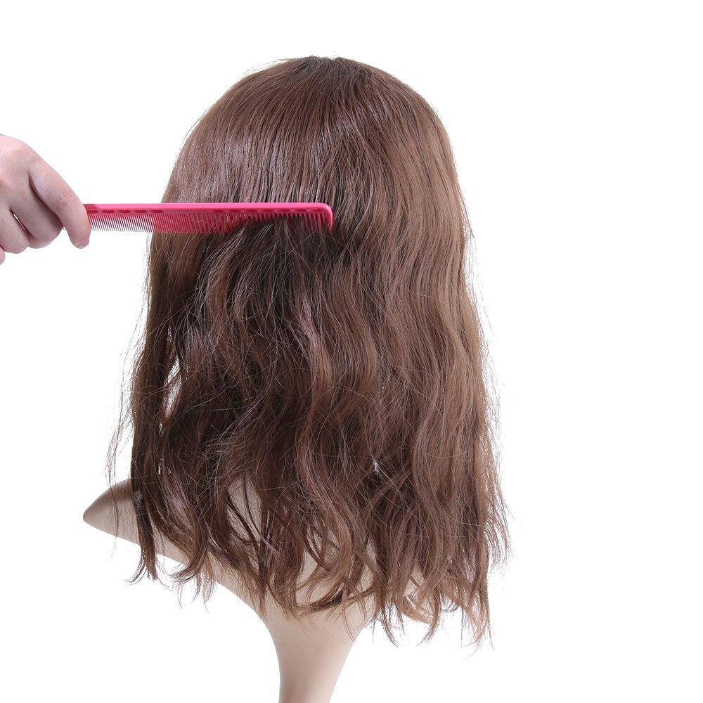 Antistatisk avfiltrerende plast hår kam frisør børste flattop hår klippe kam svart rosa salong styling verktøy