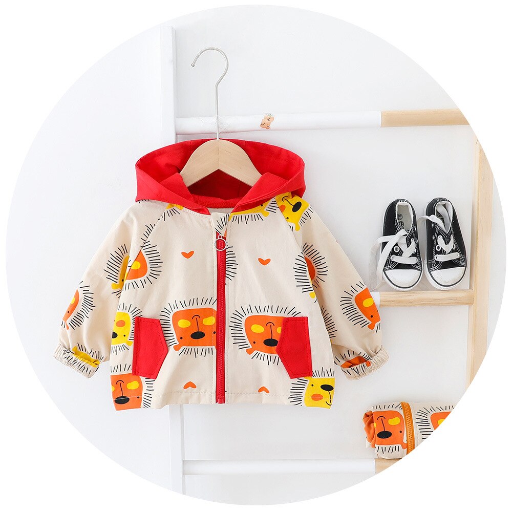 LILIGIRL Bébé Et enfants Vêtements 3M-4Y Bébé Vêtement Garçon Printemps Et Automne Veste Top Petite Fille Cardigan