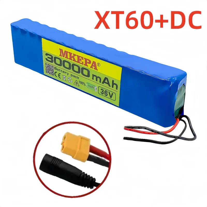 10S3P 36V 30000mAh 100% nowy akumulator litowo-jonowy odpowiedni do produktów elektrycznych, takich jak akumulator do skuterów: Różowy
