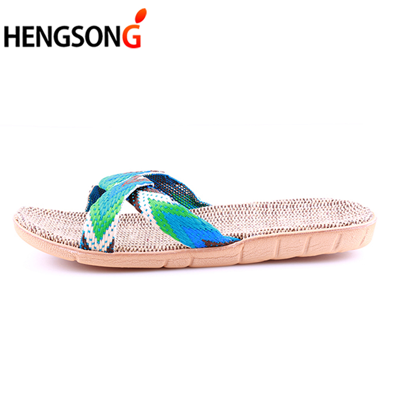 Zapatos deportivos de verano para mujer, sandalias de playa Unisex para hombre, zapatos de exterior, sandalias de playa con cinturón cruzado de lino, zapatillas