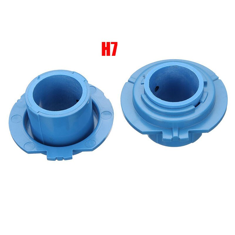 2 stk bil ledet halogen hovedlys  h7 pære sokkel adapter fatninger holder holder  h7 erstatning