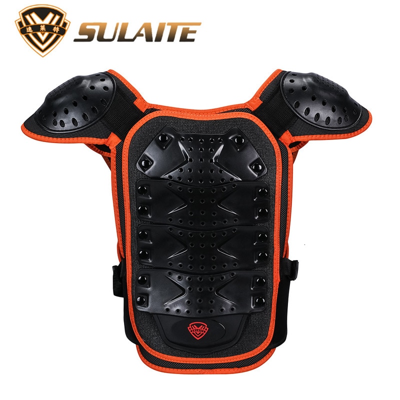 Pattinaggio a rotelle per bambini protezione per la schiena torace protettivo colonna vertebrale notte armatura riflettente bambini equitazione abbigliamento armatura