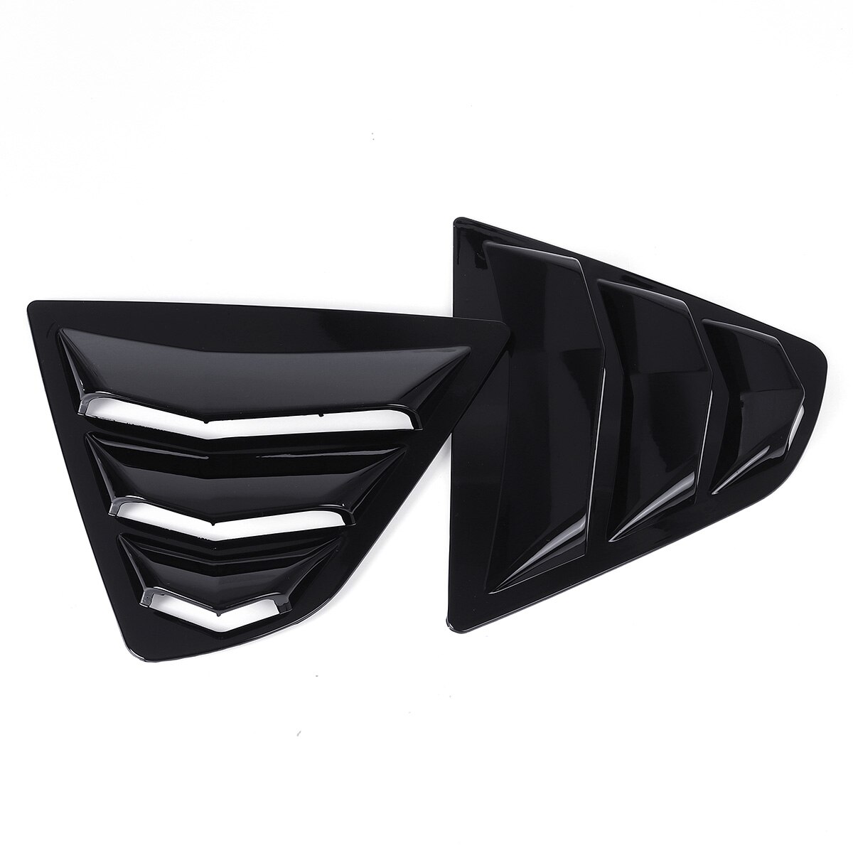 1 Paar Auto Side Rear Window Louvre Shutter Cover Trim Voor Toyota Camry Se Xse L Le Xle Air Outlet Shutter Cover