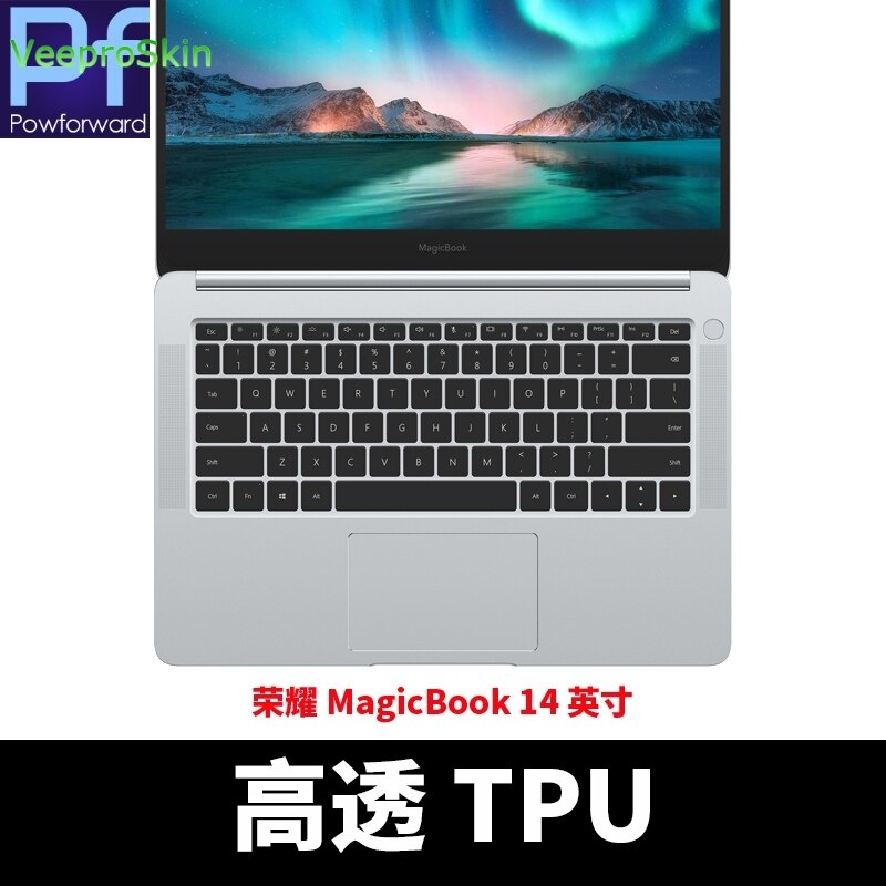 Huawei matebook x pro de  x 13 14 16.1 tuuman tpu näppäimistön kannen kuori tpu näppäimistön kannen kuori: Kunnia taikuuskirja 14
