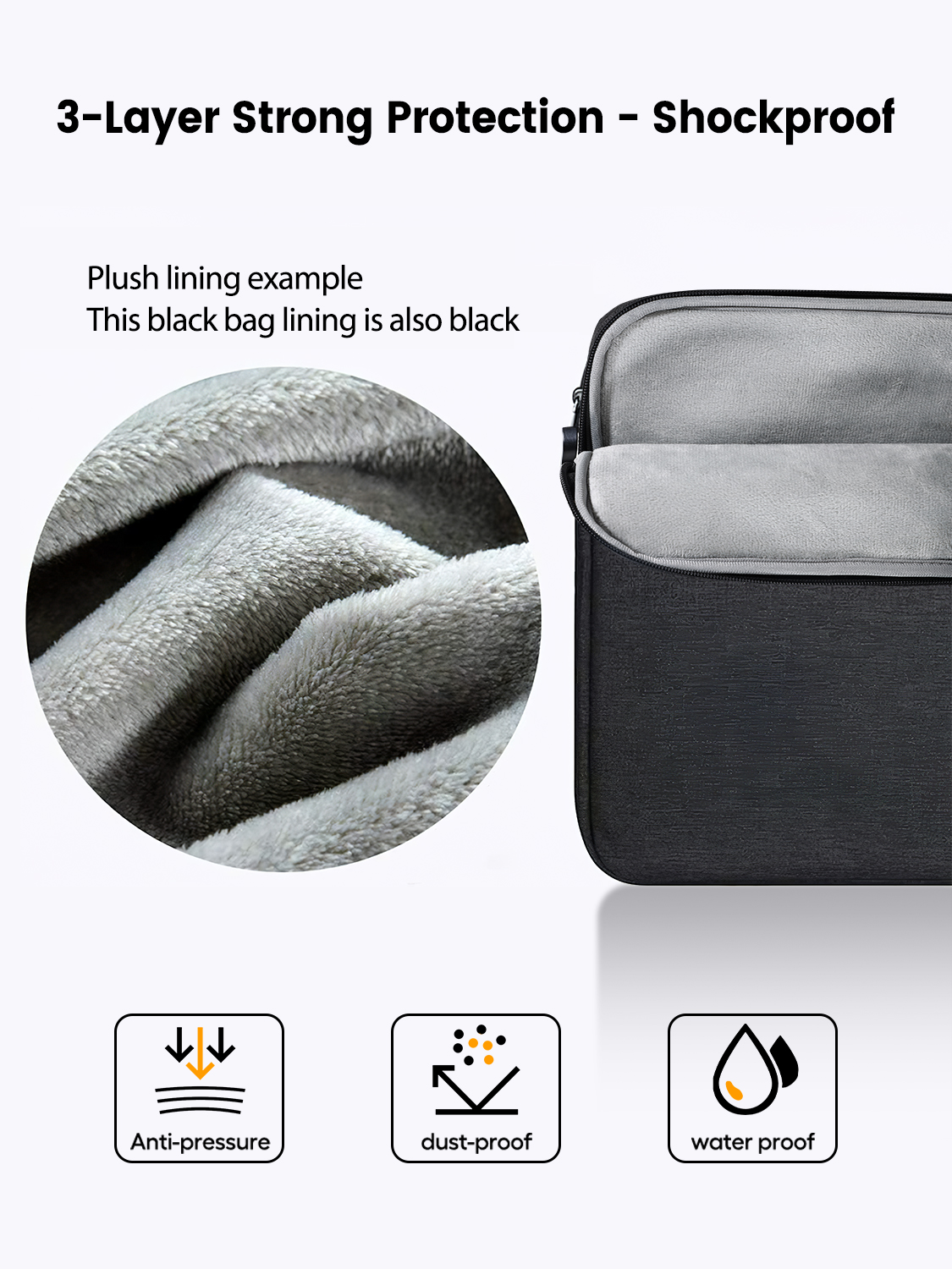 UPERFECT - Funda para portátil de 24 pulgadas, funda de transporte para monitor, compatible con iMac, pantallas LCD, bolsa de viaje para almacenamiento de ordenador de escritorio con bolsillo para accesorios