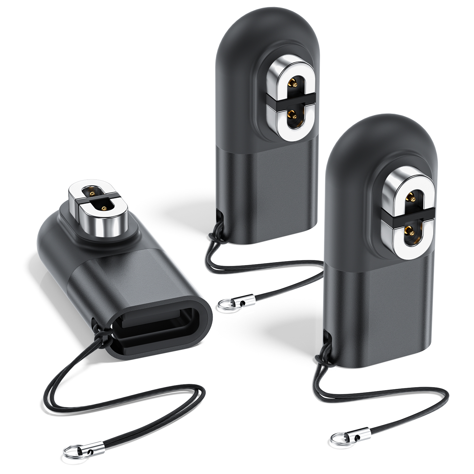 3/2PCS Magnetic Charger Type C Charging Adapter For After Shokz AS800 AS803 OpenRun Pro Mini OpenComm Bone Conduction Headphones
