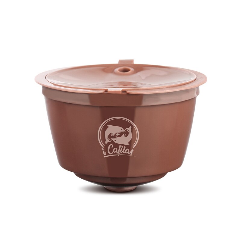 El tipo es conveniente para el relleno de la circulación de la cápsula del café de Dolce gusto, compatible con el filtro del multi-Interés de Nestlé c: 1PCS BROWN