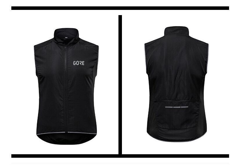 GORE Windproof Cycling Vest Men's Bike Jacket Winter MTB Riding Equipment Bicycle Clothing Top sin mangas sin mangas Cycle Coat