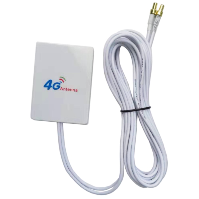 Antena de panel 4G, antena LTE de alta ganancia, 28dBi SMA TS9 CRC9, interfaz de doble cabezal, Recepción mejorada para módem Router HUAWEI LTE