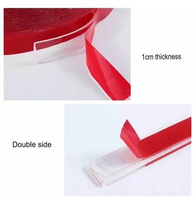 1 rouleau 3M/10M ongle acrylique Double face adhésif ruban autocollant faux faux ongles autocollants imperméable tracless manucure Salon