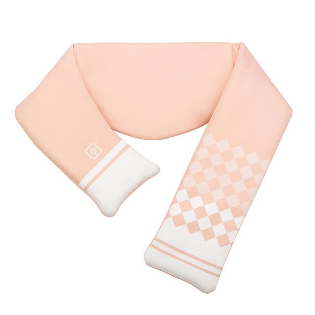 3 Levels Graphene Heated Scarf Winter USB Electric Heated Warm Shawl Neck Wrap With For Men And Women: Pink